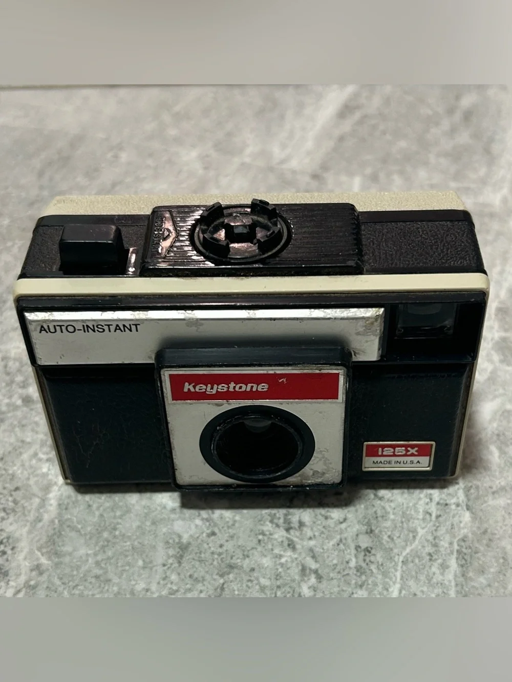 Vintage Kodak Instamatic 44 X-15 & Keystone 125X Camera Lot Untested